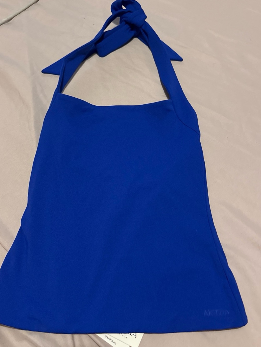 Women’s Royal Blue Halter top aritzia